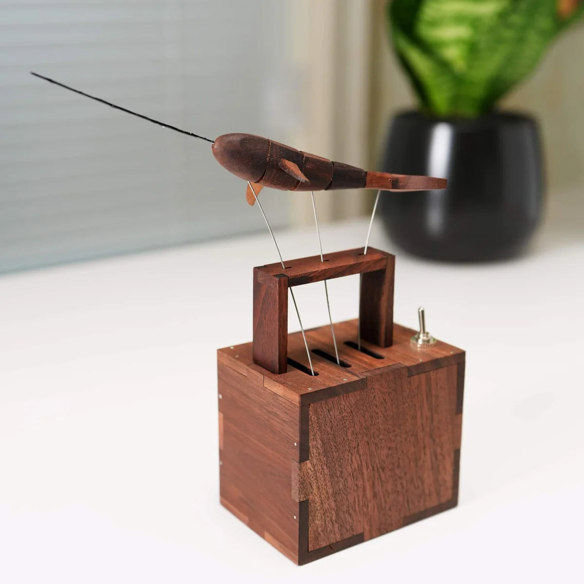 Handcrafted Swing Narwhal Music Box