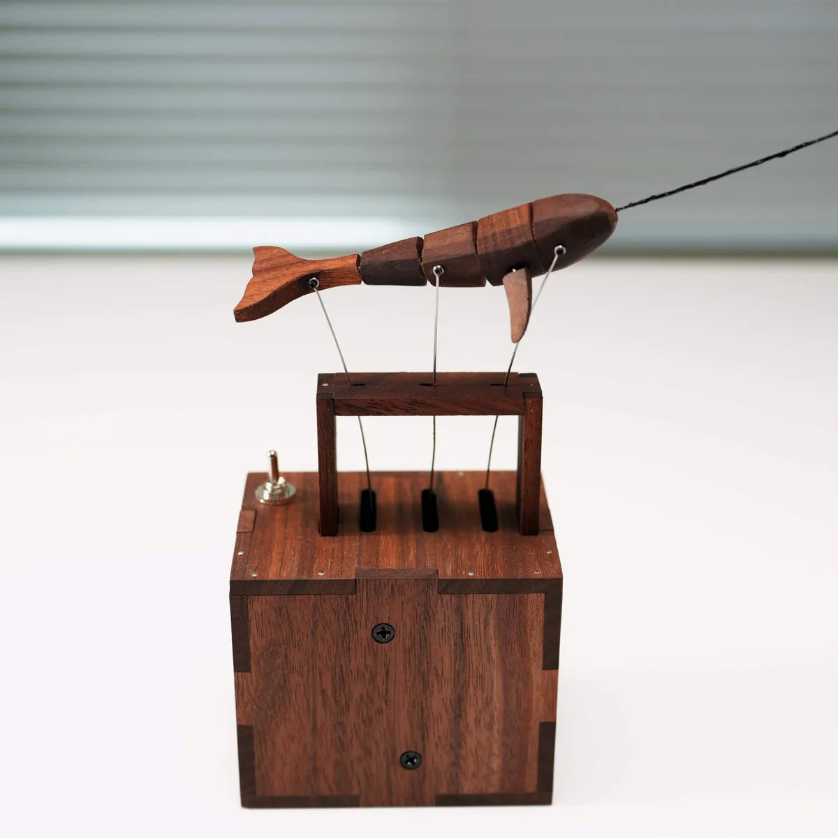 Handcrafted Swing Narwhal Music Box