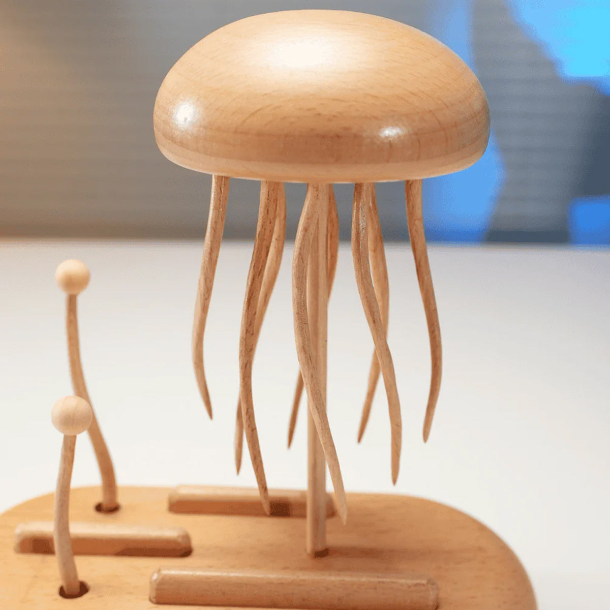 Wooden Jellyfish Automaton V2