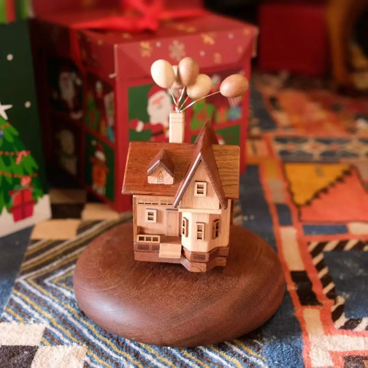 Flying House Music Box