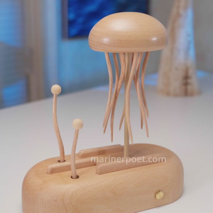 Wooden Jellyfish Automaton V2